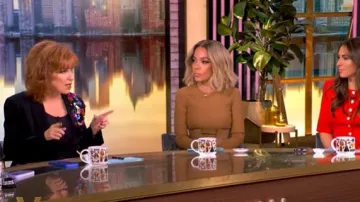 Cinq a Sept Paillette Vines Cheyenne Blazer worn by Joy Behar as seen in The View on February 11, 2025