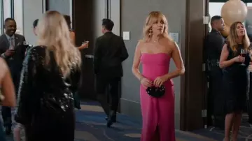 Dress The Population Women's Kai Strapless Dress worn by Morgan Gillory (Kaitlin Olson) as seen in High Potential (S01E13)