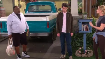 Lacoste Men's Ls Full Zip Active Double Face Sweatshirt worn by Calvin Butler (Cedric the Entertainer) as seen in The Neighborhood (S07E11)