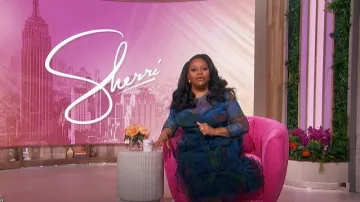 Christie Brown Iris Batik worn by Sherri Shepherd as seen in Sherri on February 11, 2025