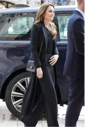 Royal Collection Bahrain Pearl Drop Earrings worn by Kate Middleton at Holocaust Memorial Day Service on January 27, 2025