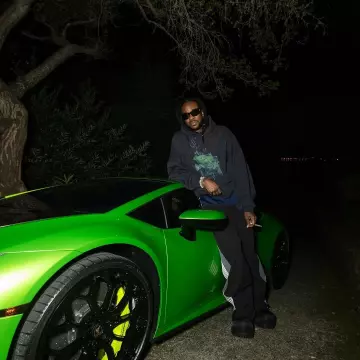 Balenciaga Black 'Loop Sports Icon' Layered Trackpants worn by 2 Chainz on the Instagram account @2chainz