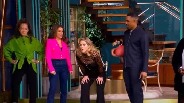 Kith Double Weave Kylan Trouser worn by Jalen Hurts as seen in The View on February 13, 2025