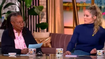 Magnolia Pearl Floral Estrella Night Shirt in Persephone worn by Whoopi Goldberg as seen in The View on February 13, 2025