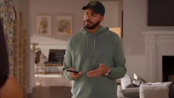 Lululemon Smooth Spacer Classic-Fit Pullover Hoodie worn by Jordan Baker (Michael Evans Behling) as seen in All American (S07E01)