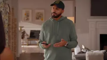 Lululemon Smooth Spacer Classic-Fit Pullover Hoodie worn by Jordan Baker (Michael Evans Behling) as seen in All American (S07E01)