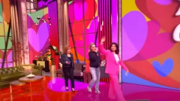 Alice + Olivia Livi Pants worn by Ana Navarro as seen in The View on February 14, 2025