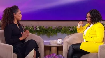 Olarsgrace CB Detailed Blazer worn by Jennifer Hudson in The Jennifer Hudson Show on February 3, 2025