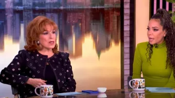 Veronica Beard Beale Grommet Jacket worn by Joy Behar as seen in The View on February 18, 2025
