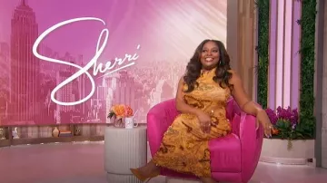 Onalaja Zusi Evergreen Column Maxi Dress worn by Sherri Shepherd as seen in Sherri on February 13, 2025