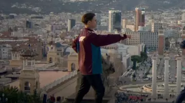 Formula 1 x PacSun Recycled Sector Long Sleeve T-Shirt worn by Robby Keene (Tanner Buchanan) as seen in Cobra Kai (S06E10)