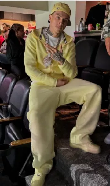 Nike Air Force 1 Low x NOCTA 'Citron Yellow Love You Forever' worn by Central Cee on the Instagram account @centralcee