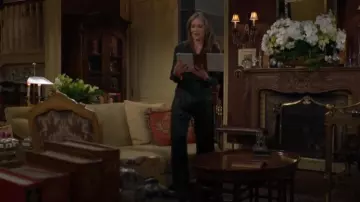 The SeiLong Sleeve Wrap Blouse worn by  Diane Jenkins(Susan Walters) as seen in The Young and the Restless on February 17, 2025
