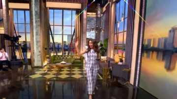 Pantalón a cuadros Veronica Beard Dova usado por Alyssa Farah como se ve en The View el 19 de febrero de 2025