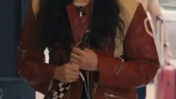 Leather Jacket of Noah (Asha Banks) in My Fault: London