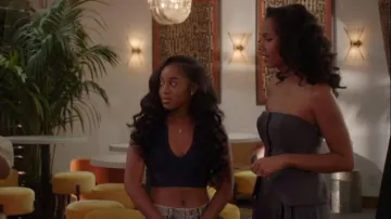 A.L.C. Renee Top worn by Layla Keating (Greta Onieogou) as seen in All American (S07E03)