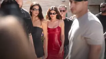 Poster Girl Whistle Dress worn by Kylie Jenner as seen in The Kardashians (S06E03)