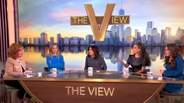 Veronica Beard Beale Cotton-blend Tweed Jacket worn by Joy Behar as seen in The View on February 20, 2025