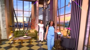 Pantalones Veronica Beard Edia usados por Alyssa Farah como se vio en The View el 21 de febrero de 2025