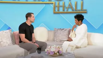 Gabriela Hearst Marsh Flared Wool Pants worn by Tamron Hall as seen in Tamron Hall Show on February 25, 2025