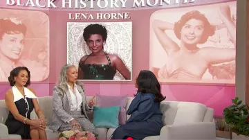 Kobi Halperin Gabbay Embellished Poplin Button-Up Shirt worn by Tamara Tunie as seen in Sherri on  February 21, 2025