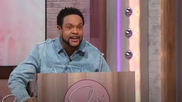 Fashion Nova Interstellar Relaxed Long Sleeve Shirt worn by Jawn Murray as seen in Sherri on February 24, 2025