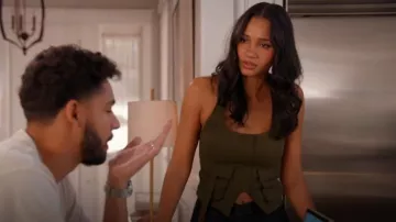 Zara Pocket Halter worn by Layla Keating (Greta Onieogou) as seen in All American (S07E04)