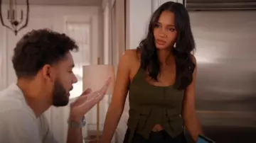 Zara Pocket Halter worn by Layla Keating (Greta Onieogou) as seen in All American (S07E04)