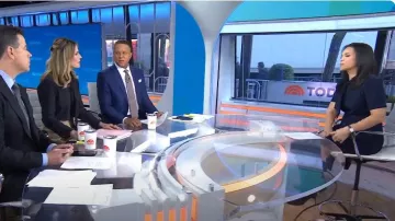 Maggy London Short Sleeve Necktie Midi Dress worn by Laura Jarrett as seen in Today on February 26, 2025