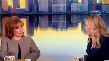 Lafayette 148 Lambskin Leather Jacket worn by Joy Behar as seen in The View on February 26, 2025