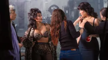 Dolce & Gabbana Skims Body Dress worn by Kourtney Kardashian as seen in The Kardashians (S06E04)