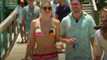 Nasty Gal Brand Ombre Stripe Bikini and Sarong Set worn by Molly O’Connor as seen in Southern Charm (S10E12)