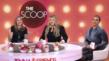 Haut magnétique à manches longues Rick Owens porté par Nessa Diaby comme on le voit dans Today with Jenna & Friends le 27 février 2025