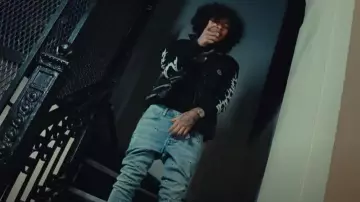 Moncler Black 'Tibb' Down Vest worn by DD Osama in DD Osama - BLRRD BLRRD