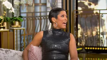 Herve Leger The Clarice Top worn by Tamron Hall as seen in Tamron Hall Show on February 27, 2025