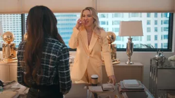 Sandro Ryan Blazer worn by Isla Gordon (Kate Hudson) as seen in Running Point (S01E03)
