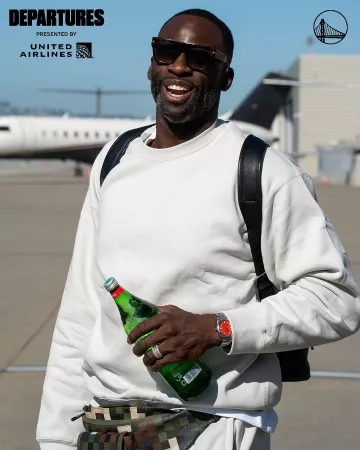 Tom Ford Dark Havana Brown 'Fausto' Sunglasses worn by Draymond Green on the Instagram account @warriors