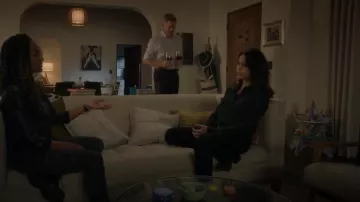 Saint Laurent Western Fringed Ankle Boots worn by Angela Lopez (Alyssa Diaz) as seen in The Rookie (S07E07)