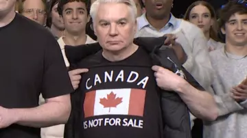 Camiseta de Canada Is not for Sale usada por Mike Myers en Saturday Night Live