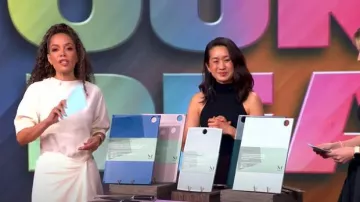 Proenza Schouler Maisie Dress worn by Sunny Hostin as seen in The View on March 3, 2025