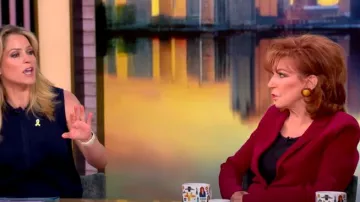 L'Agence Lacey Knit Blazer worn by Joy Behar as seen in The View on March 4, 2025