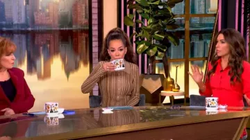 Veronica Beard Landon Knit Cardigan worn by Sunny Hostin as seen in The View on  March 4, 2025