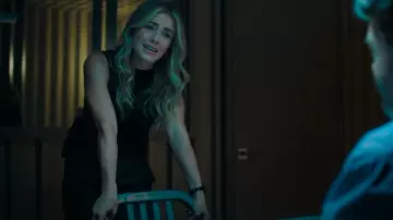 Madewell Merino Wool-Silk Sweater Tank worn by Rebecca Henderson (Melissa Roxburgh) as seen in The Hunting Party (S01E05)