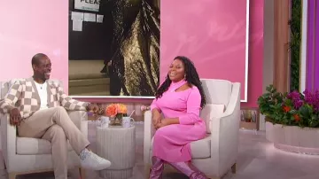 Sheep INC. The Checkmate Cardigan worn by Sterling K. Brown as seen in Sherri on March 5, 2025