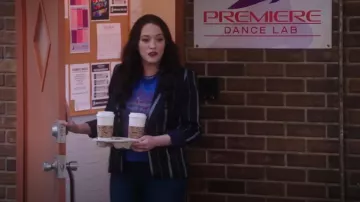 L'Agence Clementine Blazer worn by Riley (Kat Dennings) as seen in Shifting Gears (S01E07)