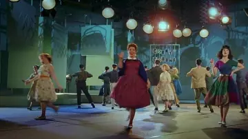 hairspray pink sparkly dress Wardrobe from Hairspray: John Travolta is wearing Pink Sequin Dress to portray Edna Turnblad in the movie