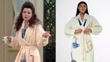Breakfast Robe of Fran Fine (Fran Drescher) in The Nanny (S01E05)