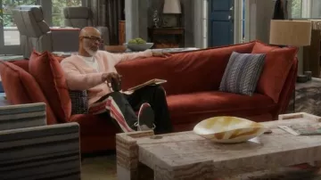 Palm Angels Monogram Track Pants worn by Poppa (Damon Wayans) as seen in Poppa's House (S01E13)