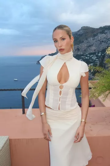 Cartier Love Bracelet worn by Alix Earle on her Instagram post on July 1, 2024