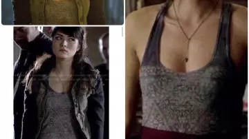 Débardeur à dos nageur imprimé de Sophie Deveraux (Daniella Pineda) dans The Originals (S01E01)